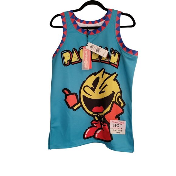 Blue Pac-Man Video Game Men's Headgear Classics Premium Embroidered Size XS - Picture 2 of 10